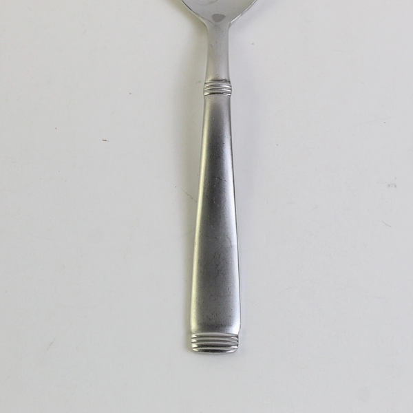 Lot of 3 Cambridge Metro-Sand Pattern Soup Spoons 18/8 SS 7.25" Rare HTF Korea