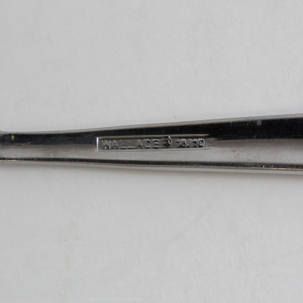 Wallace Silver Napoli Frost Pattern 18/10 Stainless Teaspoon 6.25" Good