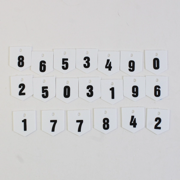 Wood Reindeer “Days Till Christmas" Countdown Sign with Number Tags and Bells