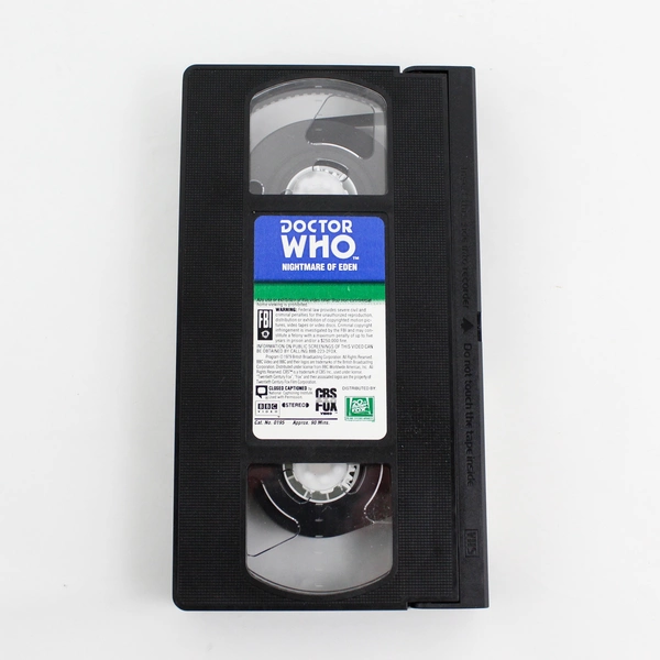 Doctor Who: Nightmare Of Eden VHS, 1999, BBC Video, Tom Baker, 4th Doctor