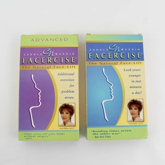 Lot Of 2 Carole Maggio Facercise: The Natural Face-Lift (VHS, Normal & Advanced)