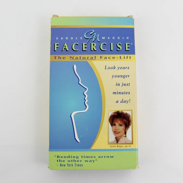 Lot Of 2 Carole Maggio Facercise: The Natural Face-Lift (VHS, Normal & Advanced)