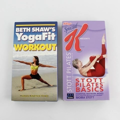 Lot Of 2 VHS (Beth Shaw's YogaFit Workout, Kellogg's Stott Pilates Basics)