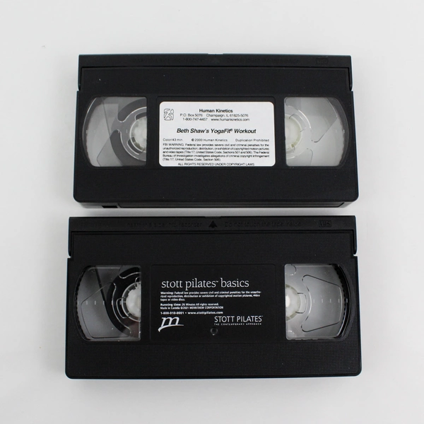 Lot Of 2 VHS (Beth Shaw's YogaFit Workout, Kellogg's Stott Pilates Basics)