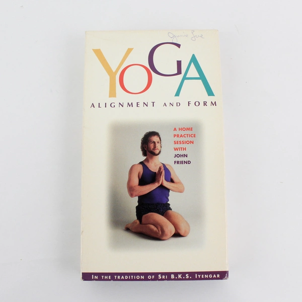 Lot Of 2 VHS (Yoga Zone Fat Burning 2002, Yoga Alignment And Form 1994)