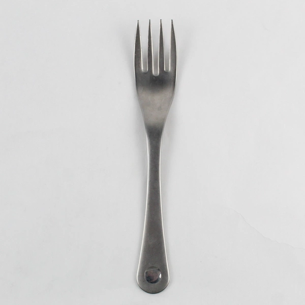 Robert Welch Pendulum Pattern 18/10 Stainless Solid Serving Fork 9.25 Rare