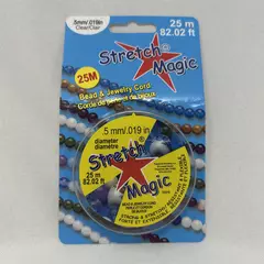 Stretch Magic Bead & Jewelry Cord 25 Meters 0.5 mm Diameter Clear New
