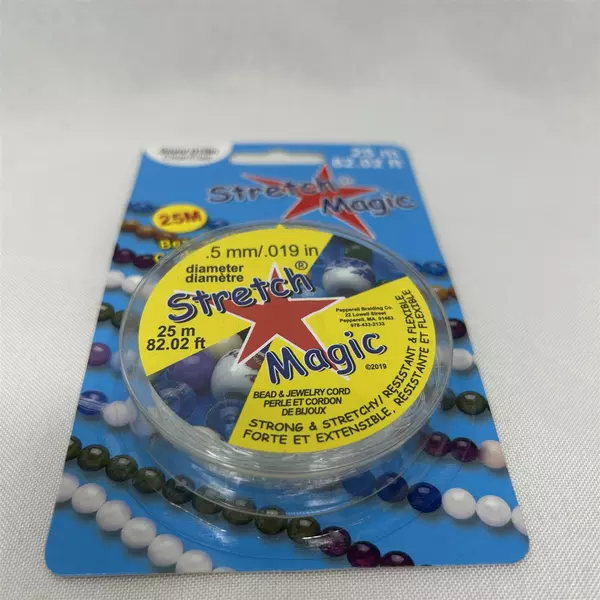 Stretch Magic Bead & Jewelry Cord 25 Meters 0.5 mm Diameter Clear New