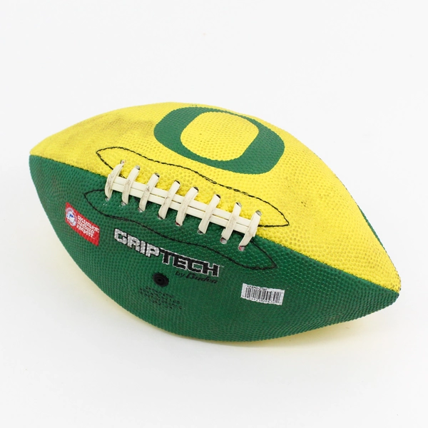 GripTech By Bridean Football Ball UO University of Oregon Ducks (Deflated)
