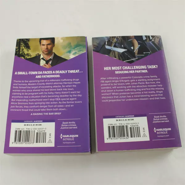 Lot of 2 Trial in the Backwoods & Find Me Paperback by Maggie Wells Cassie Miles