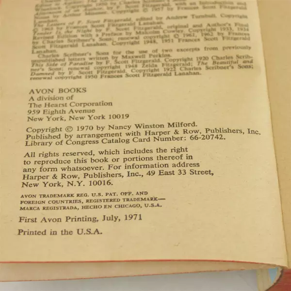 Zelda by Nancy Milford 1970 Paperback Biography Vintage