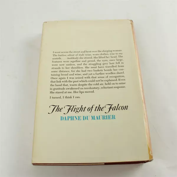 Vintage 1965 Daphne du Maurier The Flight of the Falcon Hardcover DJ
