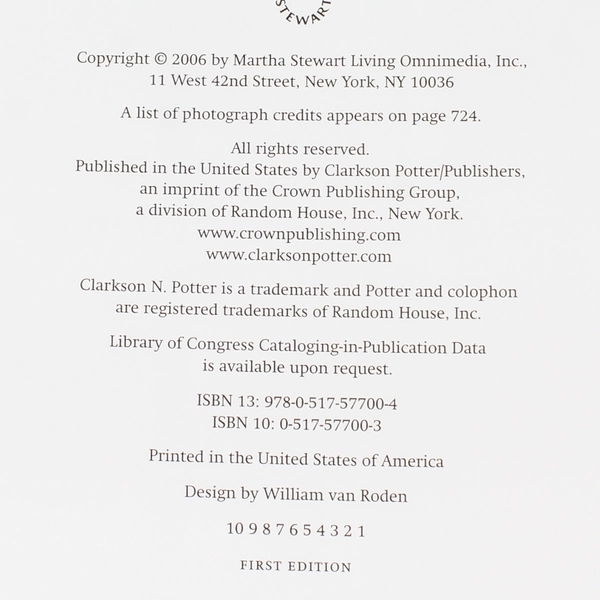 Martha Stewart's Homekeeping Handbook 1st Edition 2006 HC Clear Plastic DJ