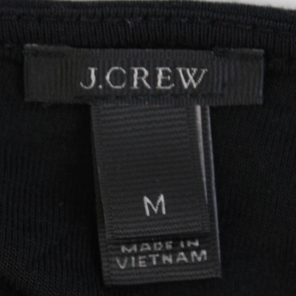 J. Crew Solid Black Belted Shawl Women's Size Medium