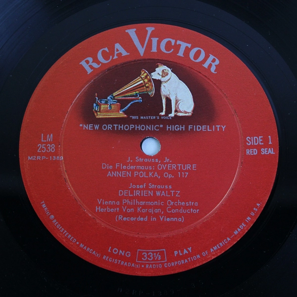 The Vienna Of Johann Strauss~Vienna Philharmonic~Herbert Von Karajan~RCA Victor