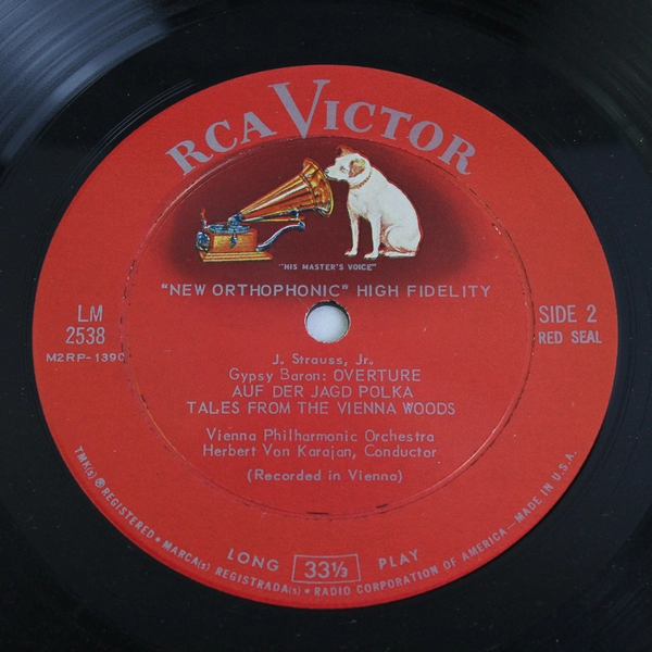 The Vienna Of Johann Strauss~Vienna Philharmonic~Herbert Von Karajan~RCA Victor