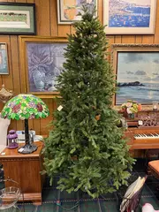 7ft GE Just Cut Trim-A-Tree Lighted Christmas Tree 8-Settings
