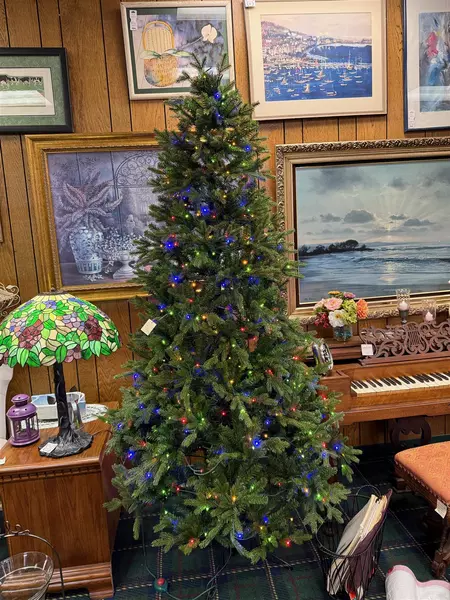 7ft GE Just Cut Trim-A-Tree Lighted Christmas Tree 8-Settings