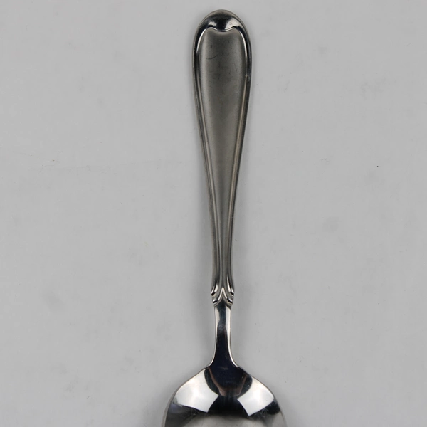 Lot Of 6 Wallace Silver Summerset Frost Oval Soup Spoons 18/10 SS 7" Indonesia