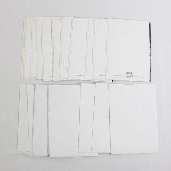 Set of 11 VTG Cleo Deer Illustration Christmas Cards with Envelopes