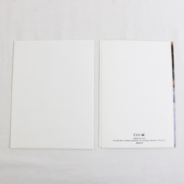 Set of 11 VTG Cleo Deer Illustration Christmas Cards with Envelopes