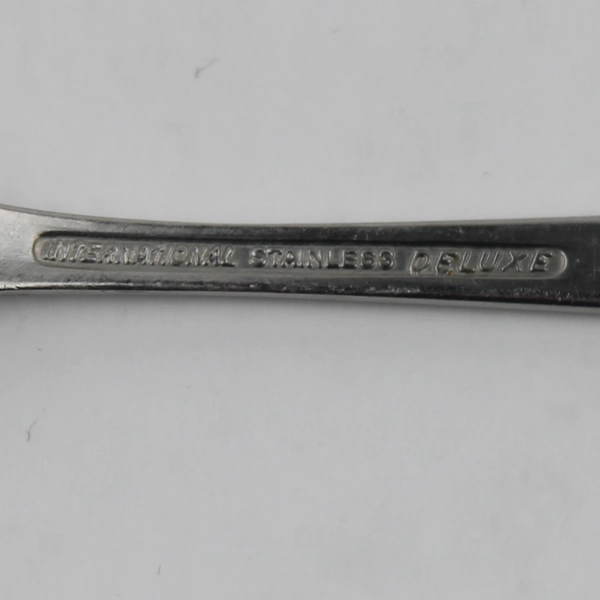 Lot of 5 International Silver Astra Pattern Teaspoons 6.25" Long Good