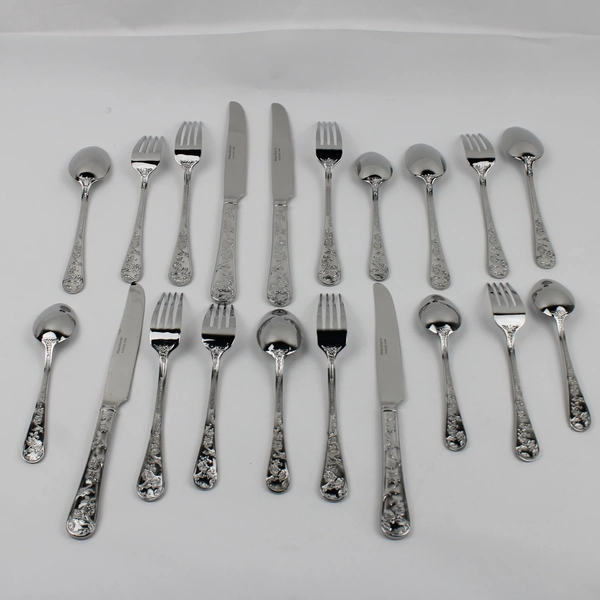 Lot of 20- Four Reed & Barton Queen's Garden Pattern SS 5-Piece Place Setting