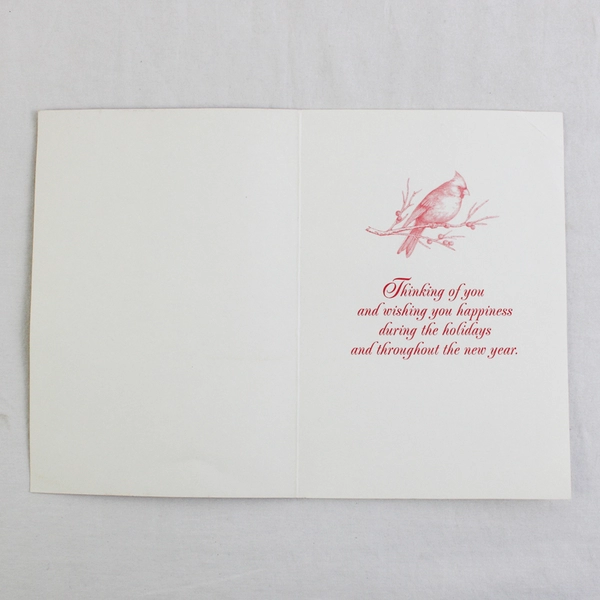 Lot of 2 VTG Hallmark Ambassador Cards Cardinal Christmas Greeting Cards