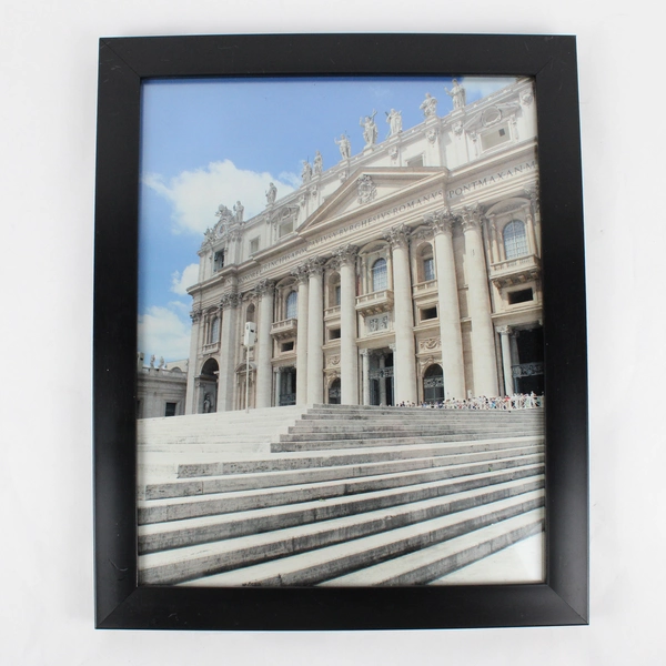 Lot Of 4 BP Industries Inc Matching Solid Black Picture Frame 10.75" x 13.75" Sz