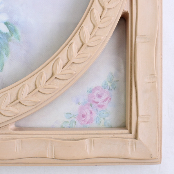 Ava Freeman Flowers Home Interior Homco Print Bouquet Pink Frame Square Portal