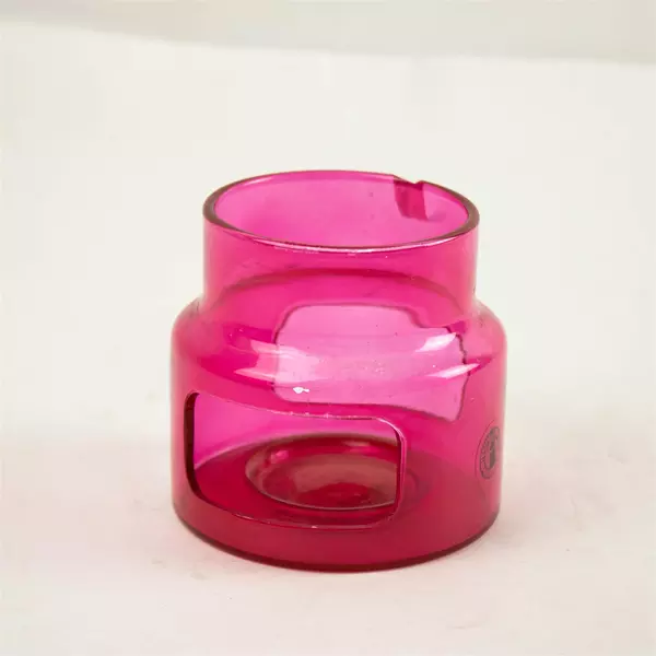 IKEA Blomster Pink Glass Candle Holder Retired