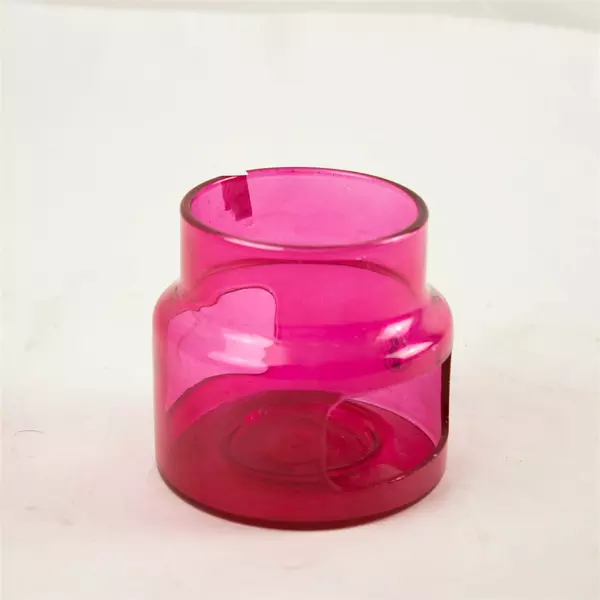 IKEA Blomster Pink Glass Candle Holder Retired