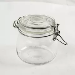 IKEA Airtight Glass Jar w/ Rubber Seal & Wire Latch 4in Pantry