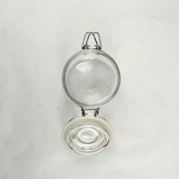 IKEA Airtight Glass Jar w/ Rubber Seal & Wire Latch 4in Pantry