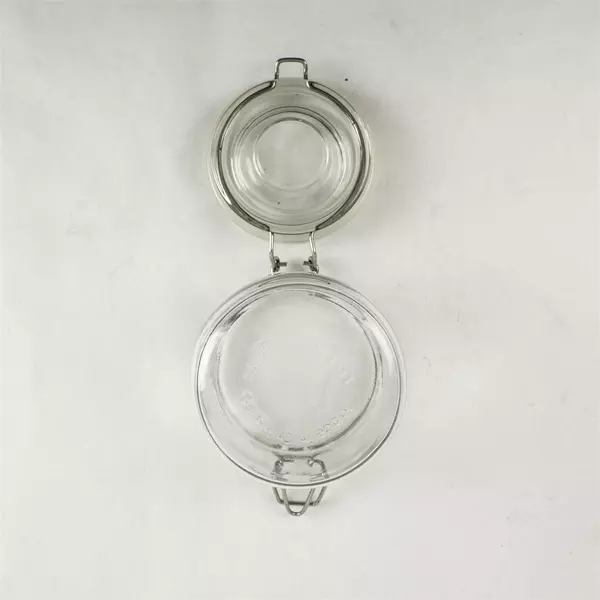 IKEA Airtight Glass Jar w/ Rubber Seal & Wire Latch 4in Pantry