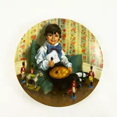 1982 Reco Mother Goose Little Jack Horner Collector Plate - McClelland