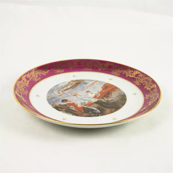 Limoges France Bateliers a Chatou Auguste Renoir Collector Art Plate 9.25"