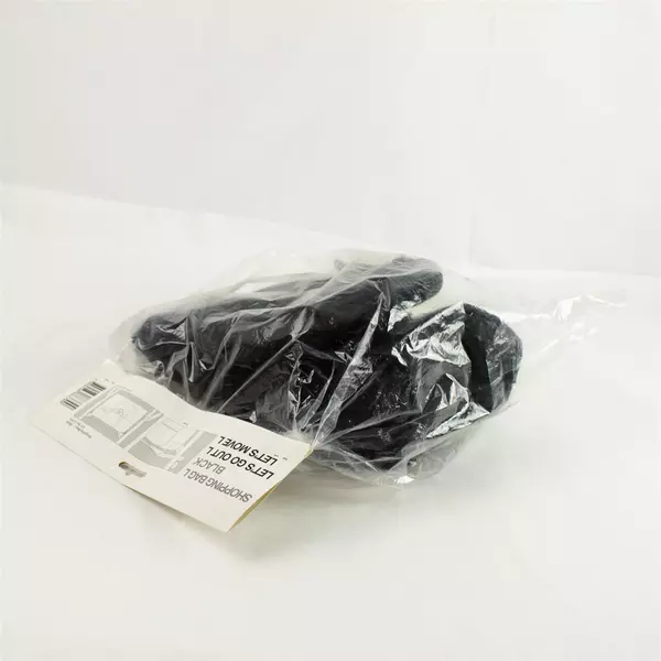 Trust Care Shopping Bag L Black Reusable Foldable Tote New