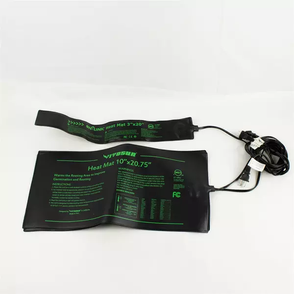 VIVOSUN 10x20.75in Seedling Heat Mat with Temp Controller Waterproof