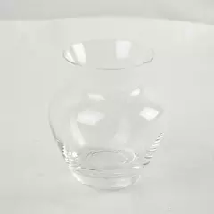 Pasabahce Botanica Sandblasted Clear Glass Vase 4.5" Small