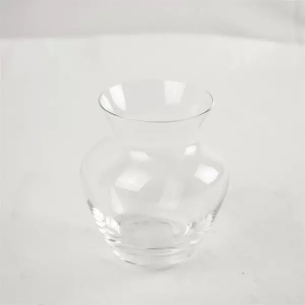 Pasabahce Botanica Sandblasted Clear Glass Vase 4.5" Small