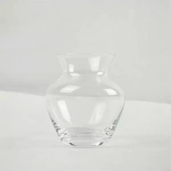 Pasabahce Botanica Sandblasted Clear Glass Vase 4.5" Small