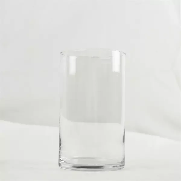 Libbey Clear Cylinder Glass Vase 3.5x6 in Votive Candle Holder