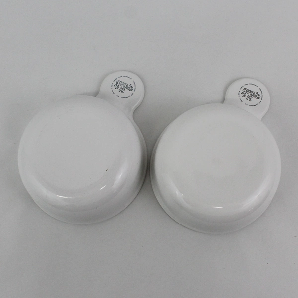 Set of 2 Corning Ware Grab It Bowls No Lid White P150B USA Made Handle