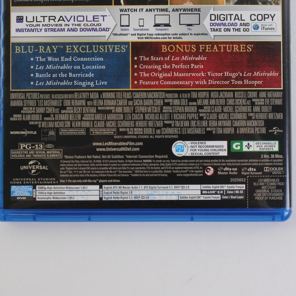 Les Misérables (2012) [Blu-ray]