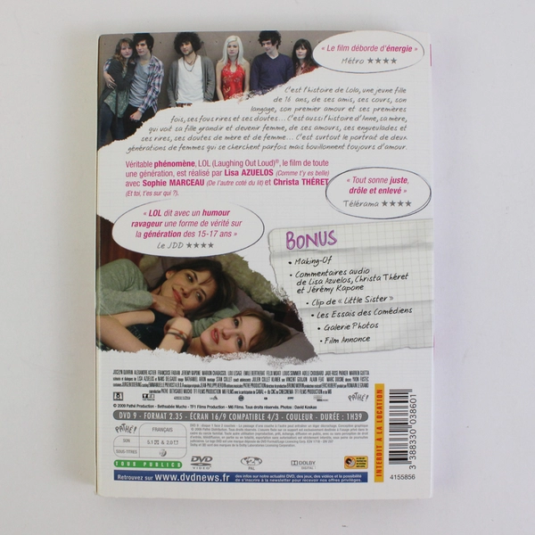LOL Laughing Out Loud (2009) DVD IN FRENCH