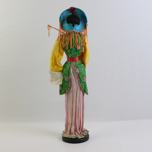 Decorative Standing Asian Doll Figure 15" FLAWED