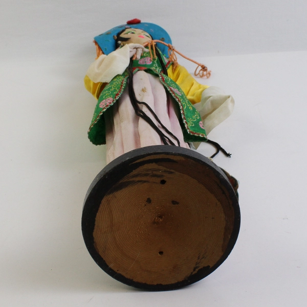 Decorative Standing Asian Doll Figure 15" FLAWED