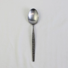 Vintage Granada Rose Stainless Steel Serving Spoon