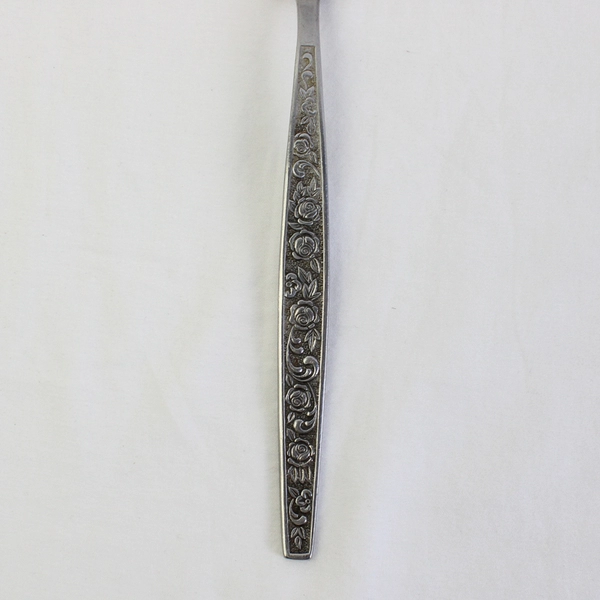 Vintage Granada Rose Stainless Steel Serving Spoon